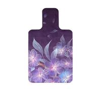 FANSU Tapis de Pilates pour Reformer, Antidérapant Tapis de Réformateur de Pilates, Durable Léger Daim Caoutchouc Tapis de Sport pour Accessoires de Gym, Yoga (Fleurs pourpres,960 * 560 * 1mm)