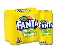 FANTA - Citron Boite 6X33Cl Sleek - le Lot De 4