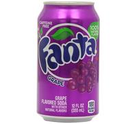 Fanta Boisson non alcoolisée Goût raisin Pack 6 x 355 ml Import USA