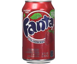 Fanta Fraise Boisson Gazeuse 350 g - Lot de 12