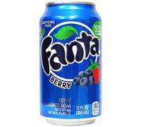 FANTA Fruits rouges -Pack de 12 canettes 355 ml