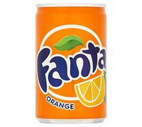 Fanta Mini-Orange Peuvent 150Ml (Paquet de 2)