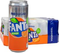 Fanta Orange Zero 330ml (Pack de 24 x 330ml)