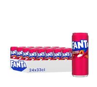 Fanta Saveur Mangue Fruit du Dragon, Boisson Gazeuse, Canette 33cl, Lot de 24