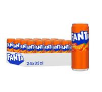 FANTA Soda à l'orange pack de 24 x 33 cl