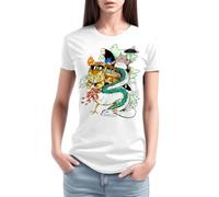 FANTA UNIVERSE FOR WIZARDS AND OTAKU Japan - T-shirt femme - 100 % coton, Blanc, Medium