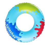 Fantaisie Arc-en-ciel Matelas de Tube de Natation Anneaux Gonflables Flottants Jouets d'eau pour Lac et Plage Bouées de Natation en Plein Air