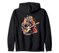 Fantaisie du Guitariste légendaire de Dragon Rock Sweat à Capuche