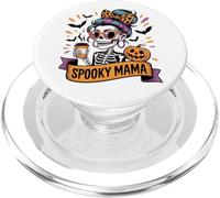 Fantaisie Mama Squelette Halloween Vibes PopSockets PopGrip pour MagSafe