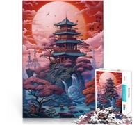 Fantaisie Moonlight Japan Puzzle 2000 pièces pour Adultes Compétition de Vitesse Manuelle Améliorer la mémoire 70x100cm