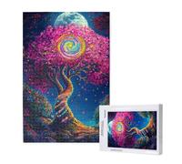 Fantaisie Puzzle 500 Pièces Adultes Puzzle Arbre Classique, Activite Manuelle Adulte, Puzzles de Jeu Stimulants, Puzzles impossible, Enjoy Activités de défi Familial pour Ies Soirées de Jeu,p1266t