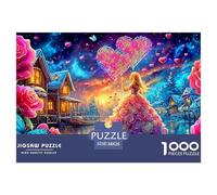Fantaisie Romantique 1000 Puzzles Adults Puzzle Kids Age Gifts Family Games Unique Gifts Decompression 38x26cm/1000pcs