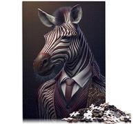 Fantaisie Zèbre Puzzle en Carton 1000 Pièces pour Adultes et Enfants - Difficile et Défi - 26 * 38cm/10,27" x 20,47"