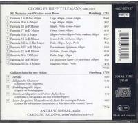 Fantaisies (12) Pour Violon Seul (Hambourg, 1735)...