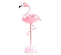Fantasee Lampe de bureau Flamingo - USB - Lampe de chevet à écran tactile - Dimmable - Pour enfants, étudiants, chambre, salon, dortoir, lecture, cadeau d'anniversaire - Flamingo rose