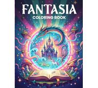 Fantasia Coloring Book: Fantasy & Fairy Coloring Pages for Adults and Teens - Intricate Magical Illustrations for Relaxation and Stress Relief (Enchanted Worlds, Fairies, Dragons & More)