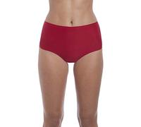 Fantasie Culotte à Couverture intégrale sans Couture Smoothease Slips, Rouge, Taille Unique Femme