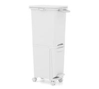 FANTASK 11980JV-VC Poubelle en polypropylène Blanc
