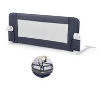 FANTASK Bed Rail - Barrière de lit Portable Pliable avec Sangles réglables - en Tissu Oxford - Pliable à 180° - pour lit Parental, lit d'enfant - Gris