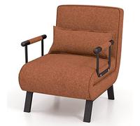 FANTASK Canapé-lit 4 en 1 avec Fonction lit, Fauteuil Pliable, avec Dossier réglable et Coussin Amovible, Fauteuil Pliant, canapé-lit