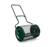 FANTASK Épandeur de Mousse de Tourbe 75 l avec poignée en U - Épandeur d'engrais pour pelouse - Vert