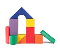 FANTASK Lot de 11 Blocs de Construction Souples en Mousse, Grands Blocs d'escalade Souples pour Enfants, pour Jouer, Construire et Faire de la Gymnastique en intérieur