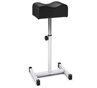 FANTASK Repose-Pieds réglable en Hauteur de 45 à 65 cm, Tabouret de pédicure, pour Soin des Ongles dans Les Salons et spas, Noir