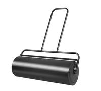 FANTASK Rouleau à Gazon, 63 l, avec poignée, diamètre : 30 cm, remplissable avec Eau/Sable, Noir