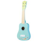 FANTASK Ukulélé éducatif pour Enfant de 53 cm avec Corps en Bois de Basse et 4 Cordes en Nylon, Petit Jouet Musical, Guitare pour débutants à partir de 3 Ans (Bleu Clair)