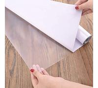 Fantasnight Papier Adhesif Pour Meuble Transparent 60×500cm Imperméable Vynile Adhésif Film Papier Peint Autocollant Rouleau Couvre Livre Adhesif Stickers Protéger les Murs Meubles Cuisine