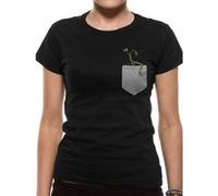 Fantastic Beasts - T-Shirt poche - Femme (M) (Noir) - UTCI624 Noir