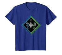 Fantastic Beasts: The Secrets of Dumbledore Diamond T-Shirt, Enfant, Bleu Royal, 8 Ans