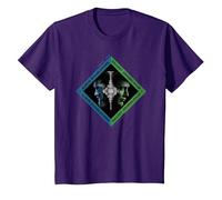 Fantastic Beasts: The Secrets of Dumbledore Diamond T-Shirt, Enfant, Violet, 8 Ans