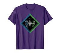 Fantastic Beasts: The Secrets of Dumbledore Diamond T-Shirt, Homme, Violet, M