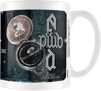 Fantastic Beasts : The Secrets of Dumbledore - Tasse à café PM3791 (taille unique) (Blanc/bleu marine/argent)