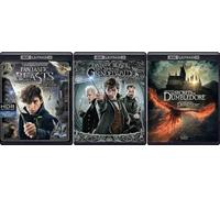 Fantastic Beasts Trilogy 1 2 3: Fantastic Beasts and Where To Find Them + The Crimes of Grindelwald + Secrets of Dumbledore[4K Ultra HD + Blu-ray - 3 set]