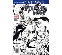 Fantastic Four #537 "2nd Print Sketch Variant- Doctor Doom & Doombots Appearance"