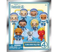Fantastic Four Lot de 24 pendentifs de sac en PVC 3D