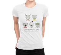 Fantastic Mister Fox T-T-Shirts à Manches Courtes, Wes Anderson Movie Women's Tee(Medium)