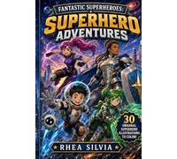 Fantastic Superheroes: Superhero Adventures Coloring Book: (Original Heroes, Epic Action Scenes, Team-Ups, Space Missions, and More)