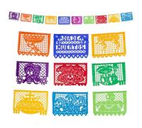 Fantastik - Autentique Guirlande Mexicaine - Modelle Jours des Morts 5 mètres - Decoration fête Mexicaine (Papier)