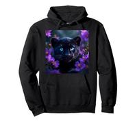 Fantastique bébé panthère fleurs mignon Sweat à Capuche