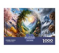 Fantastique des Quatre Saisons Puzzle 1000 Pièces pour Adultes intéressant Puzzles 1000 Pièces Jeu Éduchatif Cadeau 52x38cm/1000pcs