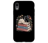 Fantastique Drame Tragédie Chat Livre Amoureux Lecture Humour Coque pour iPhone XR