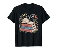 Fantastique Drame Tragédie Chat Livre Amoureux Lecture Humour T-Shirt