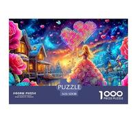 Fantastique Romantique Puzzle Adulte 1000 Défis (Niveau Avancé) De Qualité Supérieure : Le Défi Ultime du Puzzle pour Homme/Femme/Adultes/Enfants Dès 14 Ans 52x38cm/1000pcs