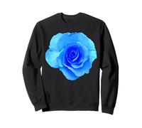 Fantastique Rose Romantique Renaissance Bleue en Forme de Manie Sweatshirt