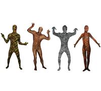 Fantastique Suits Costume Élastique Camouflage Tigre Léopard Zèbre Carnaval