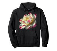 Fantastique Tulipe volantée Perroquet Tulipe élégance Formes Mania Sweat à Capuche