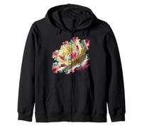 Fantastique Tulipe volantée Perroquet Tulipe élégance Formes Mania Sweat à Capuche